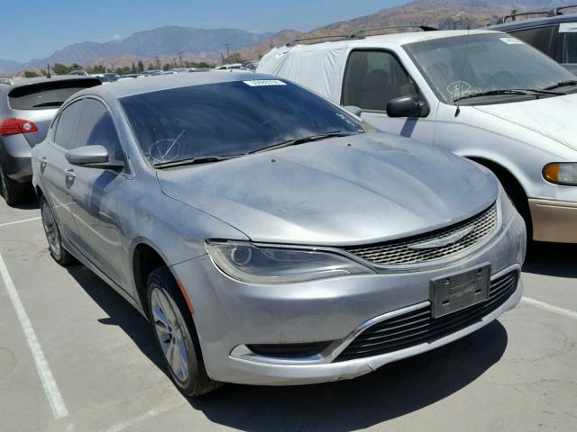 1C3CCCAB9FN703425 - 2015 CHRYSLER 200 LIMITE SILVER photo 1