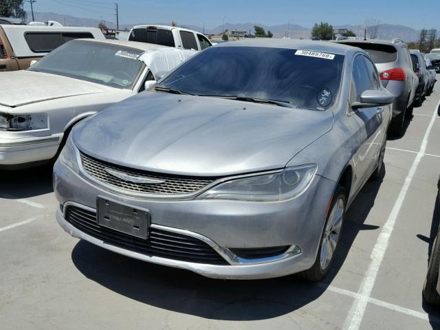 1C3CCCAB9FN703425 - 2015 CHRYSLER 200 LIMITE SILVER photo 2