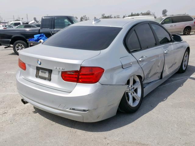 WBA3C1C52EK114317 - 2014 BMW 328 I SULE SILVER photo 4