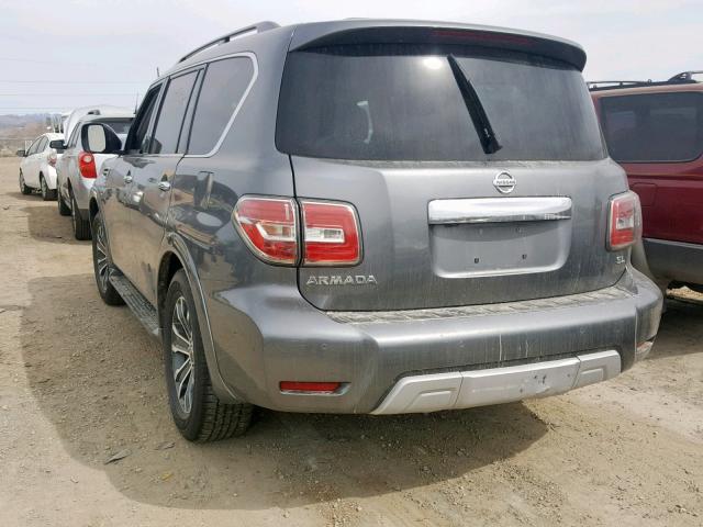 JN8AY2NC5J9557032 - 2018 NISSAN ARMADA SV GRAY photo 3