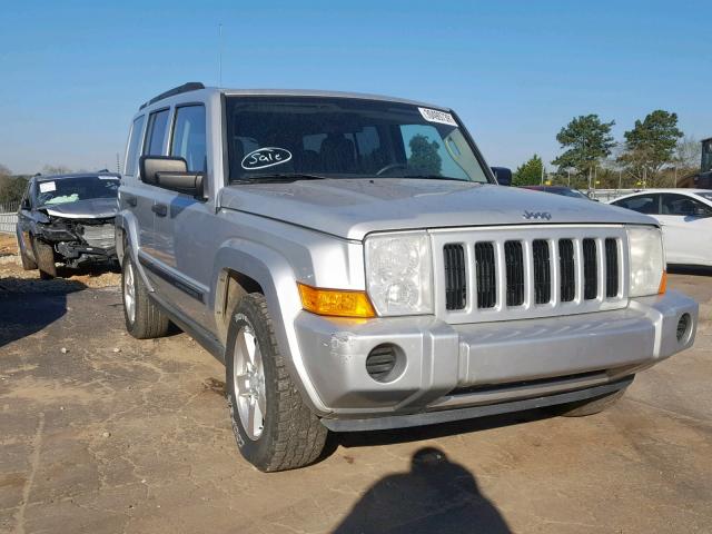 1J8HH48K86C289363 - 2006 JEEP COMMANDER SILVER photo 1