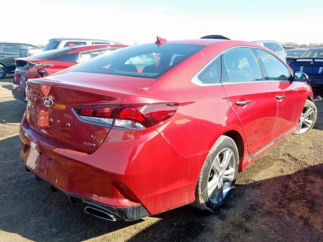 5NPE34AFXJH719106 - 2018 HYUNDAI SONATA SPORT  photo 4