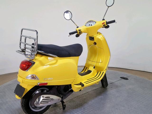 ZAPM448FX75012366 - 2007 VESPA LX 150 YELLOW photo 8