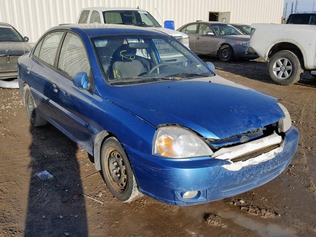 KNADC125956355726 - 2005 KIA RIO BLUE photo 1