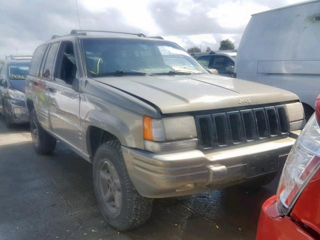 1J4GZ78Y4WC116942 - 1998 JEEP GRAND CHER GRAY photo 1