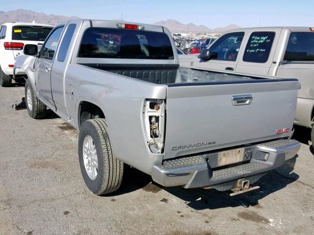 1GTJ6MFE7B8113798 - 2011 GMC CANYON SLE SILVER photo 3