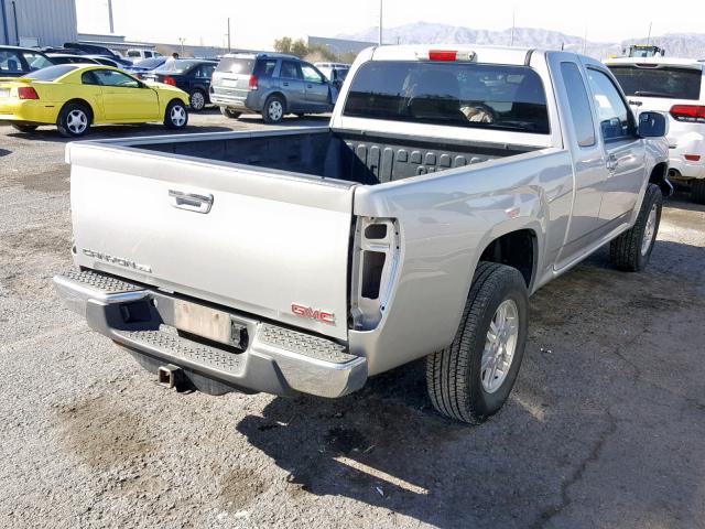 1GTJ6MFE7B8113798 - 2011 GMC CANYON SLE SILVER photo 4