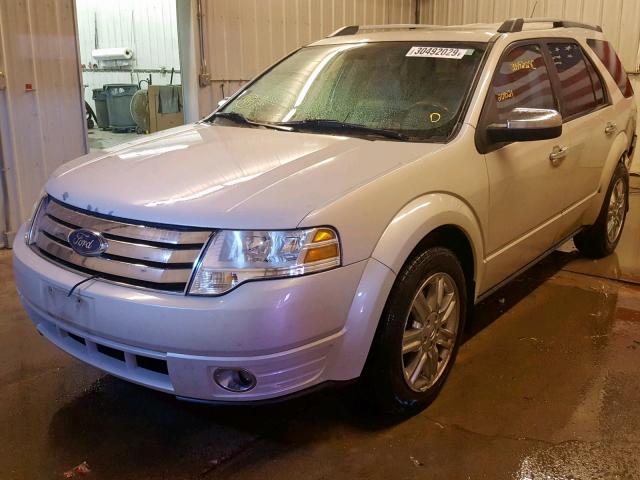 1FMDK03W98GA15459 - 2008 FORD TAURUS X L SILVER photo 2