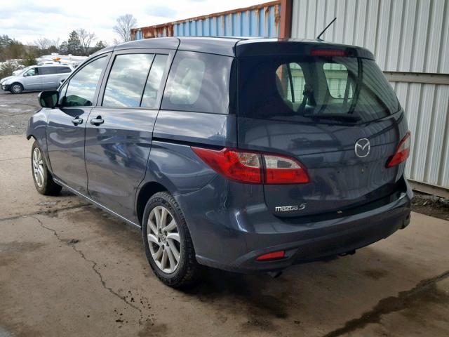 JM1CW2BL5C0113719 - 2012 MAZDA 5 BLUE photo 3