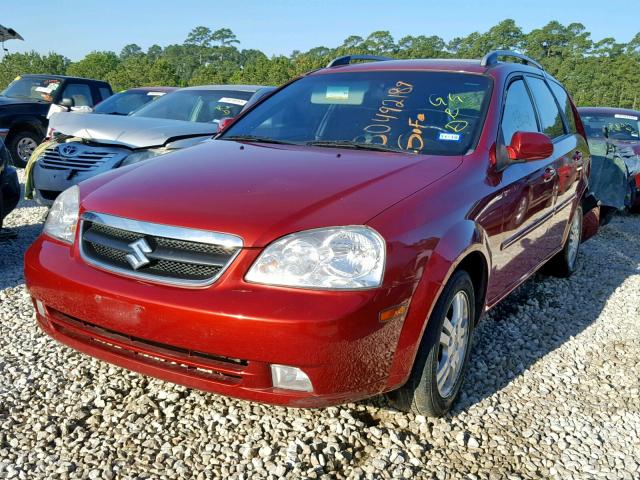 KL5JJ86Z26K272932 - 2006 SUZUKI FORENZA PR MAROON photo 2