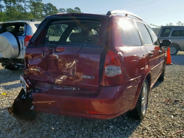 KL5JJ86Z26K272932 - 2006 SUZUKI FORENZA PR MAROON photo 4