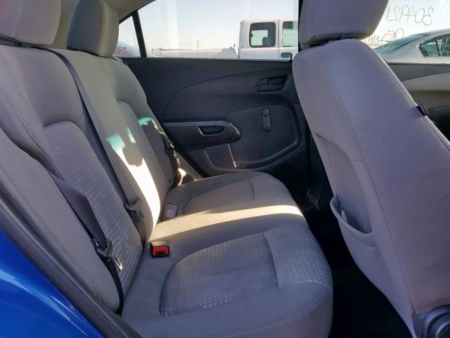 1G1JB5SH6H4118968 - 2017 CHEVROLET SONIC LS BLUE photo 6