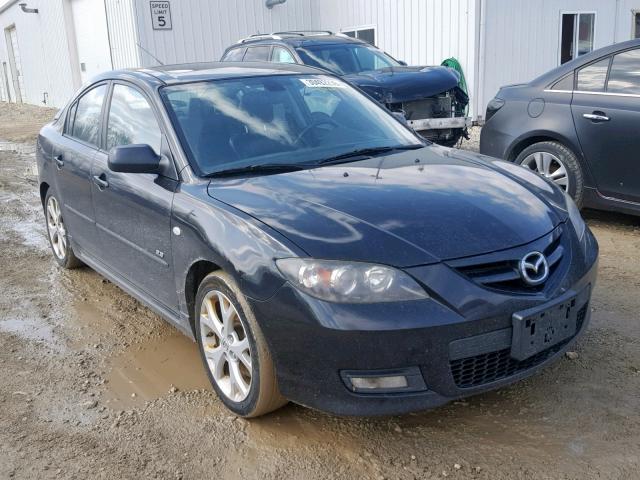 JM1BK323981824242 - 2008 MAZDA 3 S BLACK photo 1