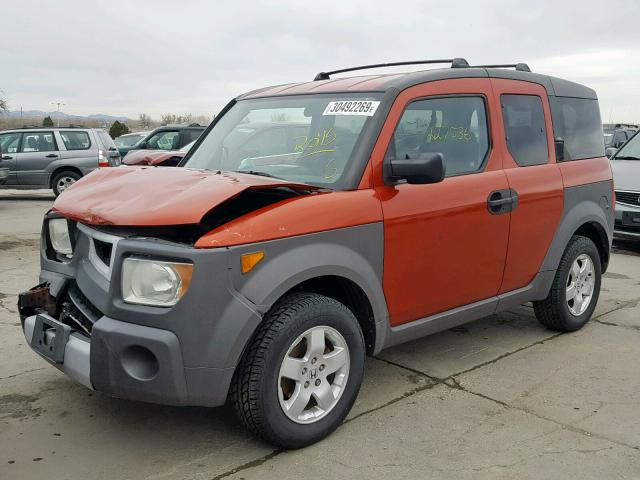 5J6YH18674L009951 - 2004 HONDA ELEMENT EX ORANGE photo 2