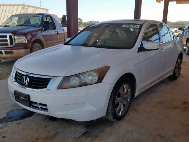 1HGCP26879A070038 - 2009 HONDA ACCORD EXL WHITE photo 2