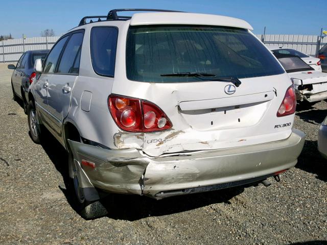 JT6HF10U1X0088231 - 1999 LEXUS RX 300 WHITE photo 3