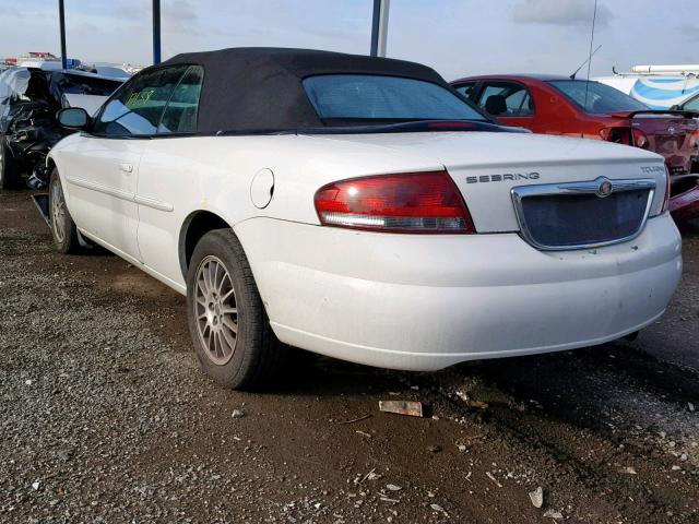 1C3EL55R76N284454 - 2006 CHRYSLER SEBRING TO WHITE photo 3