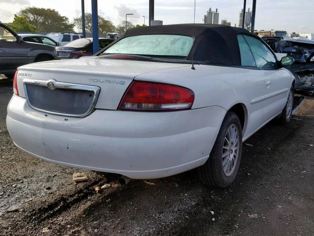 1C3EL55R76N284454 - 2006 CHRYSLER SEBRING TO WHITE photo 4