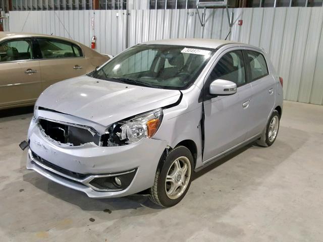 ML32A4HJ2HH004898 - 2017 MITSUBISHI MIRAGE SE GRAY photo 2