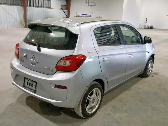 ML32A4HJ2HH004898 - 2017 MITSUBISHI MIRAGE SE GRAY photo 4