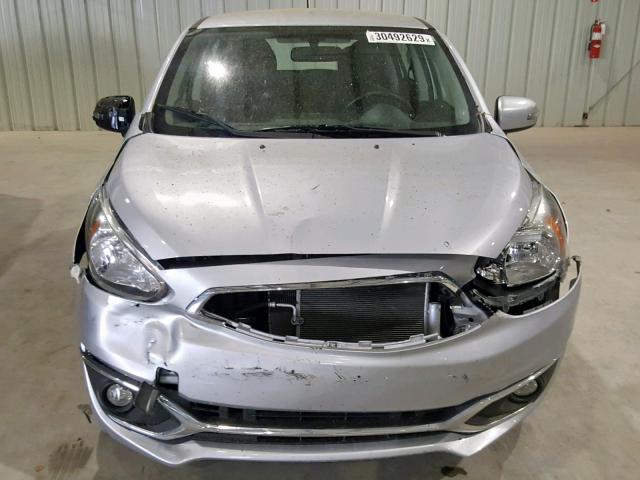 ML32A4HJ2HH004898 - 2017 MITSUBISHI MIRAGE SE GRAY photo 9