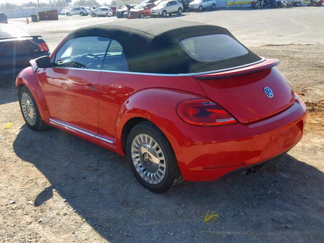 3VW507AT7FM813197 - 2015 VOLKSWAGEN BEETLE 1.8 RED photo 3