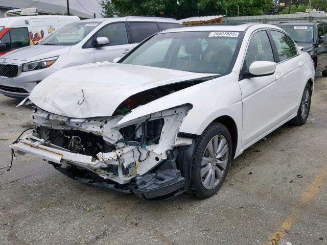 1HGCP2F89CA147712 - 2012 HONDA ACCORD EXL WHITE photo 2