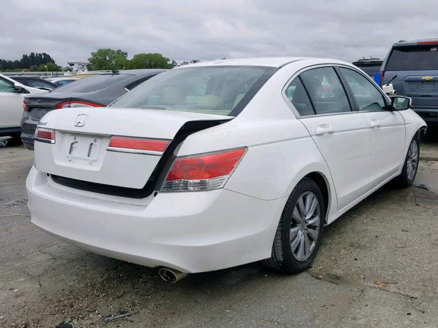 1HGCP2F89CA147712 - 2012 HONDA ACCORD EXL WHITE photo 4