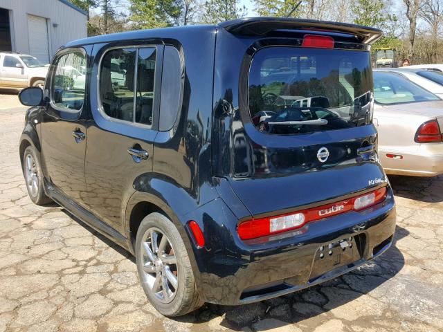 JN8AZ28R09T101368 - 2009 NISSAN CUBE BASE BLACK photo 3