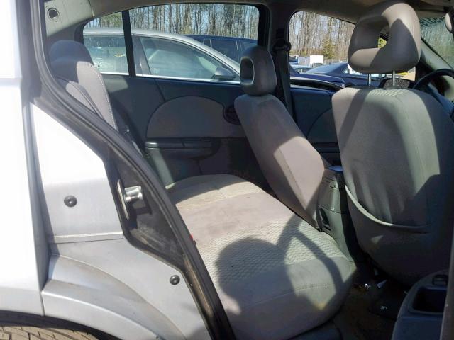 1G8AJ55F76Z103782 - 2006 SATURN ION LEVEL SILVER photo 6