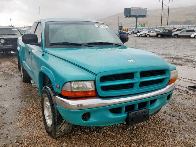 1B7GG22X5WS685223 - 1998 DODGE DAKOTA TURQUOISE photo 1