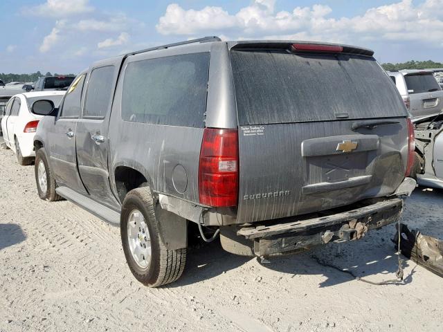 3GNFC16JX8G103870 - 2008 CHEVROLET SUBURBAN GRAY photo 3