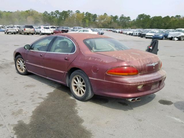 2C3AC56G21H651967 - 2001 CHRYSLER LHS BURGUNDY photo 3