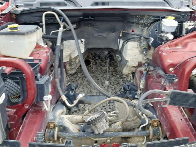 1J8HH48P97C505833 - 2007 JEEP COMMANDER BURGUNDY photo 7