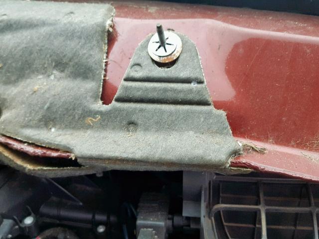 1J8HH48P97C505833 - 2007 JEEP COMMANDER BURGUNDY photo 8