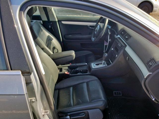 WAUBF78EX7A020306 - 2007 AUDI A4 S-LINE GRAY photo 5