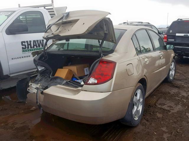 1G8AJ55F06Z105714 - 2006 SATURN ION LEVEL GOLD photo 4