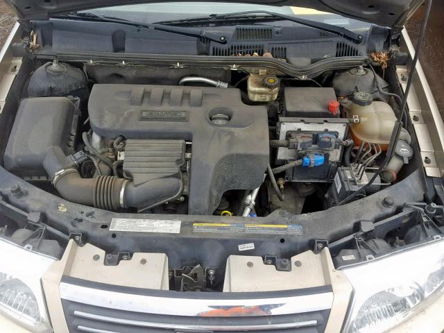 1G8AJ55F06Z105714 - 2006 SATURN ION LEVEL GOLD photo 7