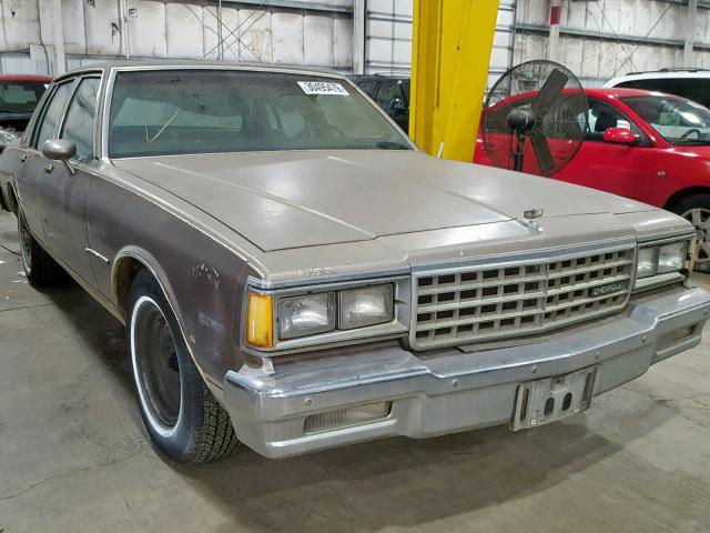 2G1AN69H7D1237010 - 1983 CHEVROLET CAPRICE CL BROWN photo 1