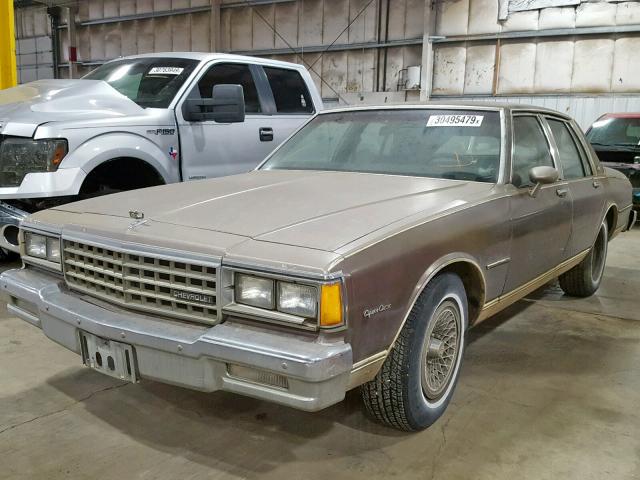 2G1AN69H7D1237010 - 1983 CHEVROLET CAPRICE CL BROWN photo 2