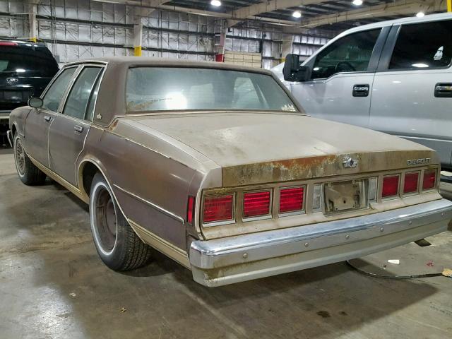 2G1AN69H7D1237010 - 1983 CHEVROLET CAPRICE CL BROWN photo 3