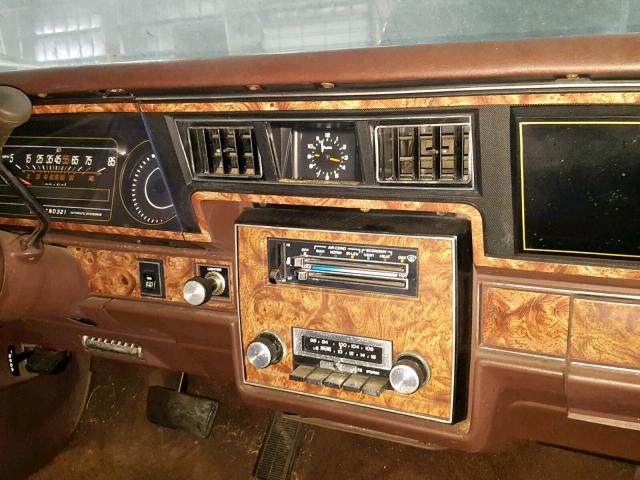 2G1AN69H7D1237010 - 1983 CHEVROLET CAPRICE CL BROWN photo 9