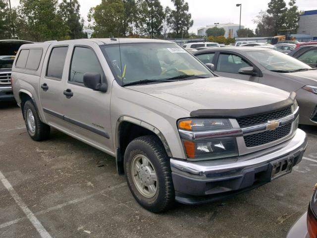 1GCCS136858276416 - 2005 CHEVROLET COLORADO TAN photo 1