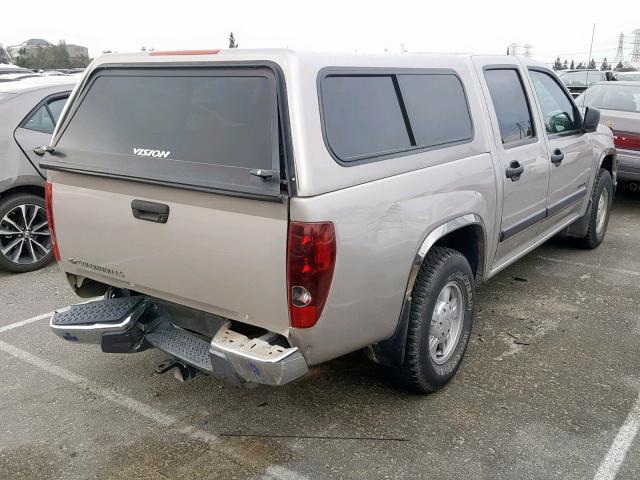 1GCCS136858276416 - 2005 CHEVROLET COLORADO TAN photo 4