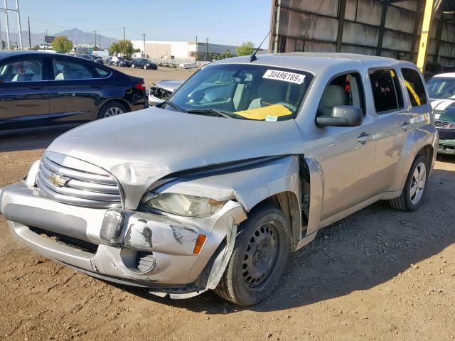 3GNCA13D18S665872 - 2008 CHEVROLET HHR LS Plata foto 2