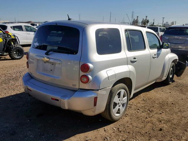 3GNCA13D18S665872 - 2008 CHEVROLET HHR LS Plata foto 4