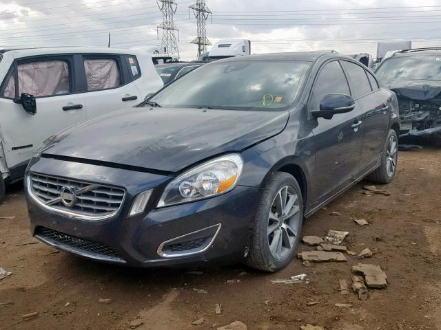 YV1622FSXC2132162 - 2012 VOLVO S60 T5 GRAY photo 2