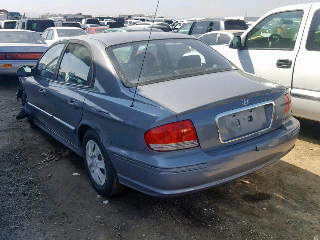 KMHWF25S24A041241 - 2004 HYUNDAI SONATA GL GRAY photo 3