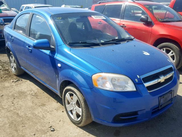 KL1TD56618B018069 - 2008 CHEVROLET AVEO BASE BLUE photo 1