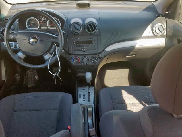 KL1TD56618B018069 - 2008 CHEVROLET AVEO BASE BLUE photo 9